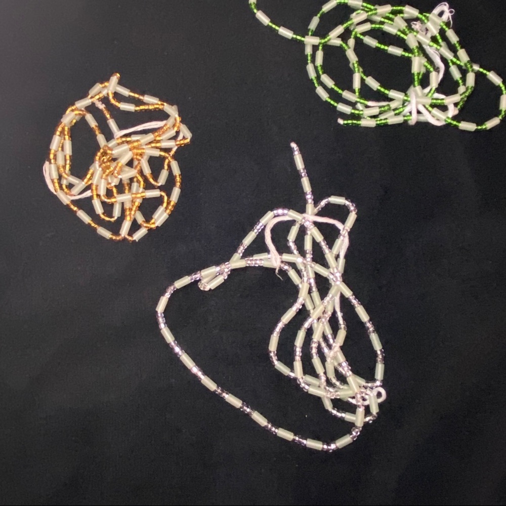 Glow in the dark 50’+ waist beads no bargain att